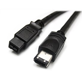 Calrad 72-117-6 IEEE-1394 FireWire 9 Pin Male to 6 Pin Male, 6 Feet