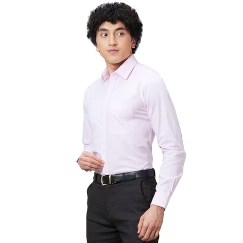 Image of Raymond Slim Fit Self Design Dark Maroon Shirt