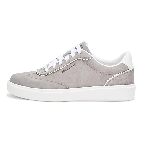Cole Haan Cole Haan Women's Grand Crosscourt Arlowe Sneakers, Frost Gray Suede, 8-C US