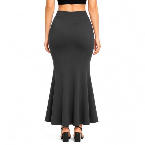 Image of Mogsa Women's Saree Shapewear Petticoat, Stretchable Lycra Fishcut Shaper Tummy Control Slim Fit with Drawstring, Comfortable Saree Shaper Skirt