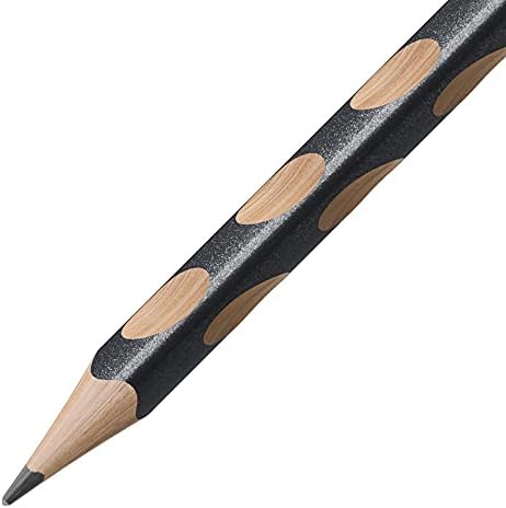 Handwriting Pencil - STABILO EASYgraph S Metallic - Right Handed - Box of 6 - Assorted - HB