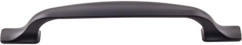 Top Knobs - TK864BLK - Torbay Pull 5 1/16 in. (c-c) - Flat Black - Devon Collection