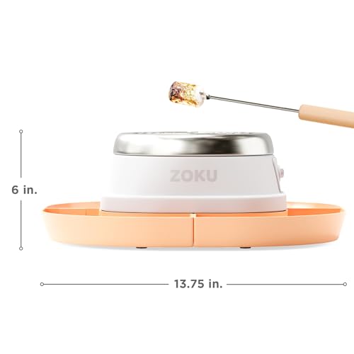 ZOKU S'mores Maker Set - Tabletop S’mores Burner with 6 Reusable Sticks and Recipe Book, Perfect for Delicious, Gooey Treats Indoors by ZOKU - Image 2