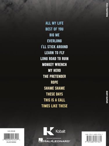 Foo Fighters Easy Guitar with Tab - Progressez sans solfège avec des tablatures simples - 3