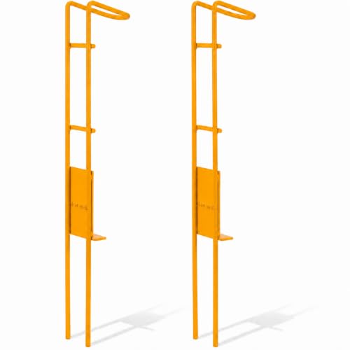 SQBJIJ Heavy Duty Dual-Spike Rod Holders