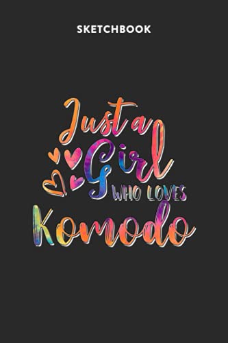 Fashion Sketchbook for Girls with Figure Templates - Just A Girl Who Loves Komodo Tie Dye Pattern