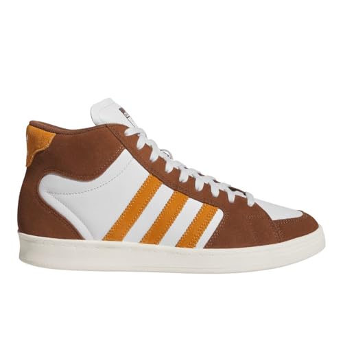 Image of adidas Mens Superskate Skate Skate Sneakers Shoes - Brown, White - Size 10.5 M