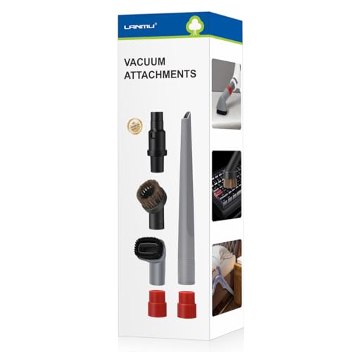 LANMU Vacuum Attachments Compatible with Shark Navigator NV350 NV351 NV352 NV356E and Rotator NV500 NV501 Series Lift-Away Upright Vacuum, Crevice Tool Vacuum Accessories & Brushes