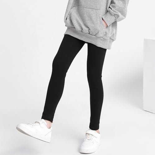 VVEEWUU Baby Girls Basic Leggings Toddler and Big Girls Leggings Spandex Stretch Pants Kids Athletic Leggings Pack of 44