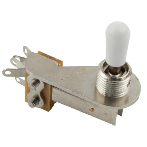 直角 3 ウェイトグルスイッチヒントメートルねじ L 型薄型ボディ 2 ピックアップセレクターエレキギタースイッチ ギターパーツ