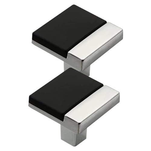 Beaupretty 2個 キャビネットシングルホールハンドル 耐久性亜合製 引き出しプル 収納家具用 キッチン食器棚ドレッサー対応 簡単開閉設計