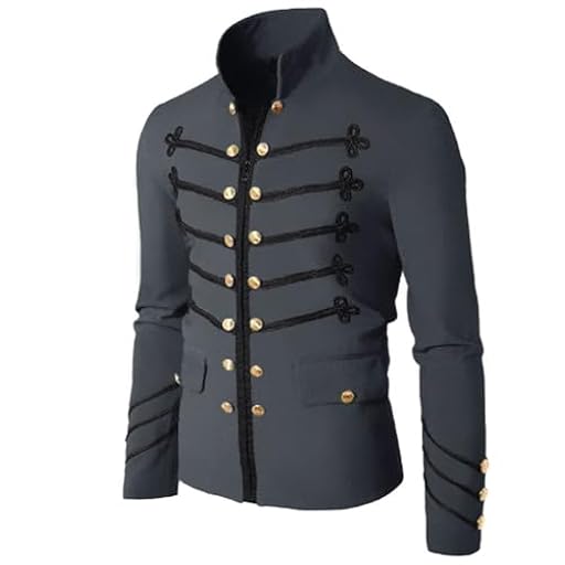 Chaqueta medieval renacentista para hombre, abrigo gótico victoriano, disfraz steampunk, chaqueta bordada, disfraz de príncipe para cosplay, Gary, M | Ya disponible en tu tienda friki favorita! En mundofriki.es!
