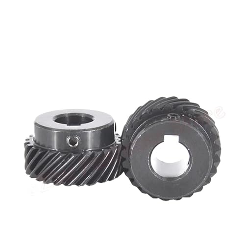 Engrenage hélicoïdal acier 1,5m 20 dents rotation gauche angle 45 alésage 6mm pignon