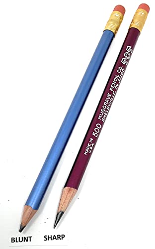 Lápices Jumbo redondos 10mm metal azul y rojo x12 miniatura 5