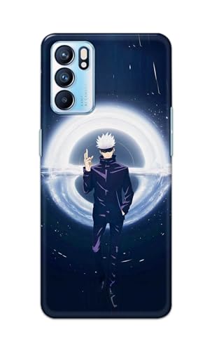 Image of Printed Hard Back Cover for Oppo Reno6 5G | Oppo Reno 6 5G Back Cover (Popular Anime Character -J2) -190724(EA)