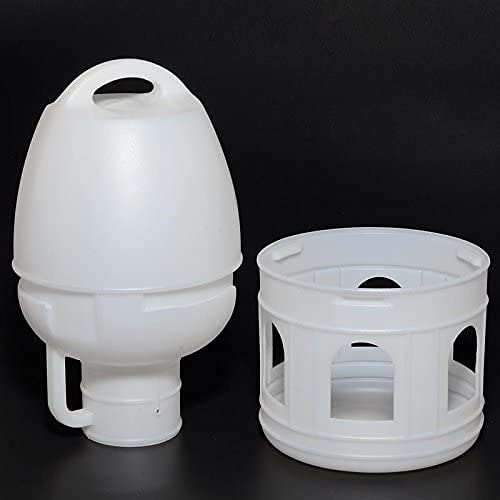 Plastic Pet Bird Drinker With Handle For Pigeons Birds Water Kettle Pot Pet Birds Feeding Tools Accessories White 6L
