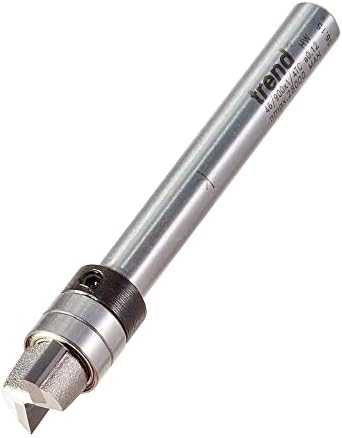 Trend 46/900X1/4TC Bit-46/900X1/4TC X Professional 1/4" Shank Bearing Guided Trimming Router Cutter Bit Diameter 9.5mm Cutting Length 6.35mm Tungsten Carbide Tipped