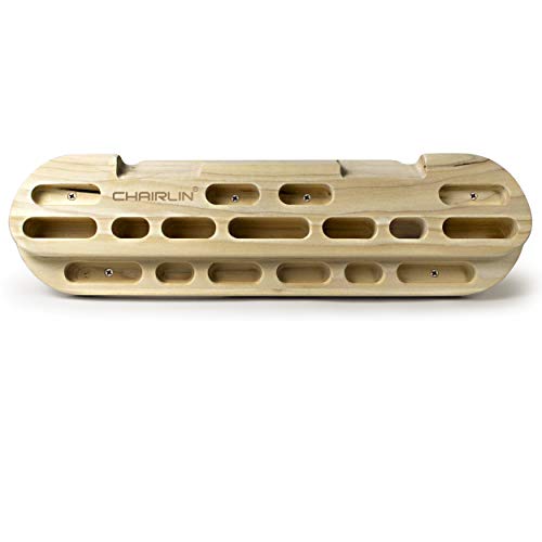 CHAIRLIN Hangboard Tabla Entrenamiento Escalada Tabla de entrenamiento para escalada Tabla multipresa de Madera para Principiantes