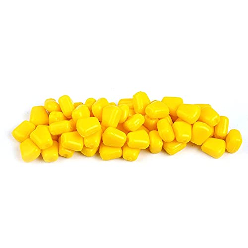 TONGUO Yellow Fishing Boilies Soft Lure Bait Artificial Carp Fishing Lure Flavoured Lure Fishing Lure Corn Smell Bait Fishing Corn Pop-Up Corn