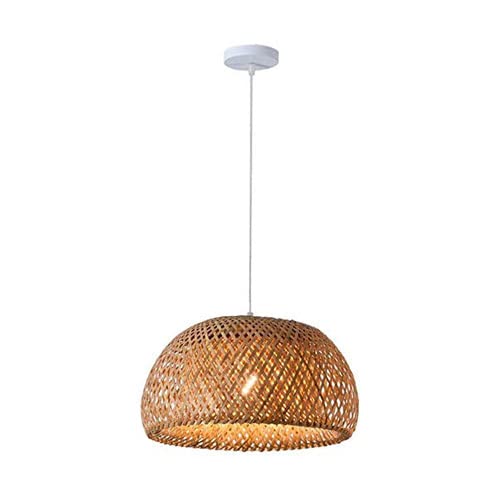 Chandelier en osier tressé suspension luminaire plafonnier nature