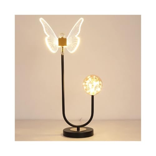 Lampe de chevet papillon à intensité variable contre la fatigue visuelle nocturne