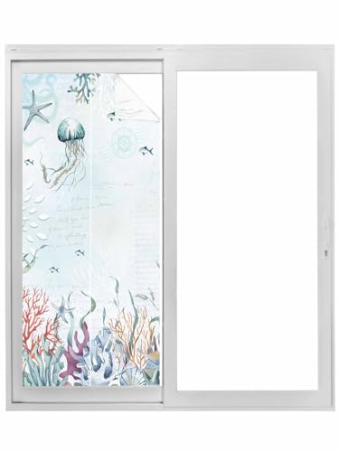 Vinilo decorativo para ventana Blue 17.7x78.7 in miniatura 1