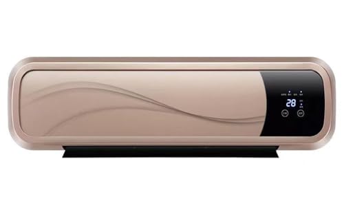 Electric Downflow Heater - 3000W Wall Mounted Over Door Heater with Thermostat, Timer and Remote Control - Efficient Heating with LED Display and Fan