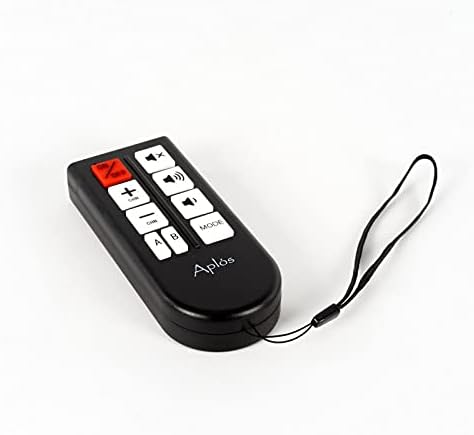 Eurotel APLOS Universal TV Remote Control 8 Programmable Buttons for Visually Impaired/Seniors/Hotels, black - Image 3