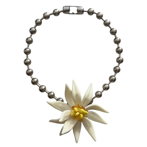 Image of our fave Stylish Floral Pendant Necklace Versatile Alloy Design Comfortable Wear for Professionals Students and Parties Versatile Fashion Necklace Women
