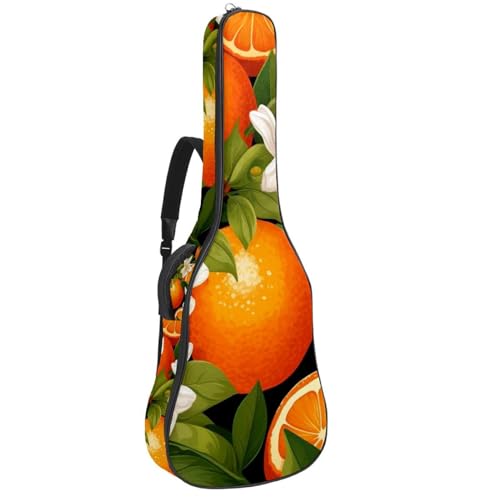 Sac guitare acoustique imperméable en tissu Oxford avec 2 poches
