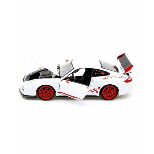Modelo metal Porsche 911 GT3 RS 1:36 escala 5" blanco miniatura 5