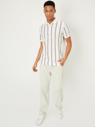 Image of Max Men Striped Polo T-Shirt
