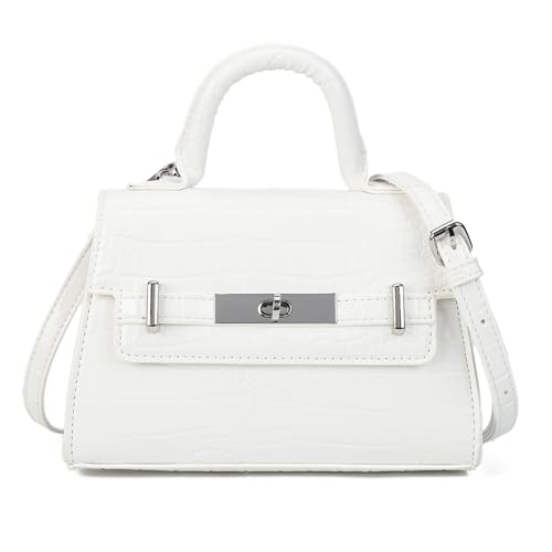 GLITZALL Small Cute Crossbody Purse for Women with Top Handle Designer Mini Tote Bag for Summer