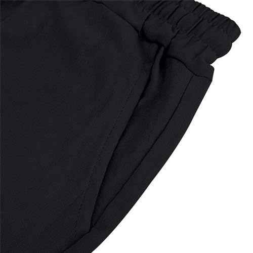 Shorts cortos casuales para hombre de lino y algodón miniatura 6