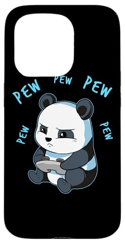 Netter Gaming Panda Pew �Q�[���\�t�g�E�F�A �R���s���[�^�v���[���[ �X�}�z�P�[�X iPhone 15 Pro �p