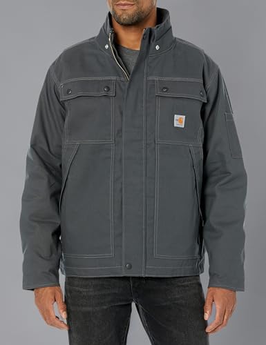Image of Carhartt Men's Flame Resistant Full Swing Relaxed Fit Quick Duck Insulated Coat