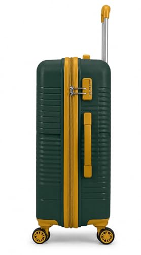 Image of Safari Carter Hard-Sided Polypropylene Luggage Trolley Bag, 3 Years Warranty (Dusk Green - Color Matching, Set of 3 (55 /67 /76))