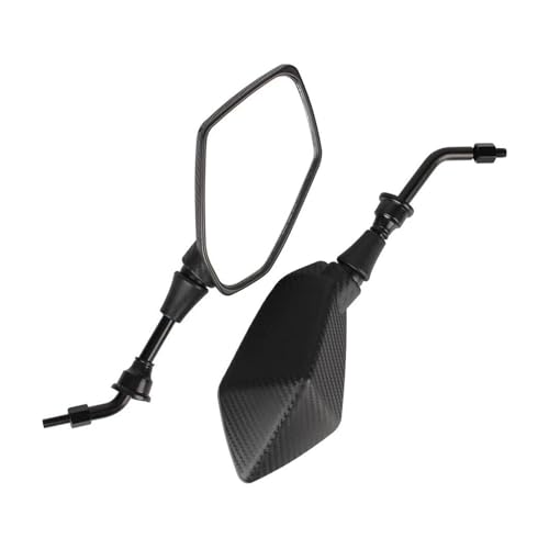 Rétroviseurs moto haut de gamme : miroir convexe de guidon 8mm 10mm pour scooter