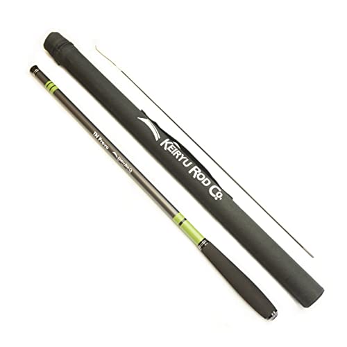 Keiryu Rod Co. TN Provo Rod. Telescopic 16 ft. Fast Action Fly Fishing Rod for Larger Fish. Excellent Design for Nymphing & Subsurface Fishing. High Performance IM Carbon.