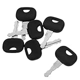 HEMOTON 6 Stück Teiliges Baumaschinenschlüssel Passend für Bagger und Schwere Geräte Kompakt Tragbar Praktischer Ersatz Zündschlüssel für Baumaschinenhersteller und Mehr