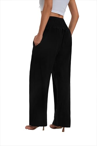 2024 Autumn Women's Pants Wide Leg high Waist Leisure Sports Comfortable Travel Casual Pants4