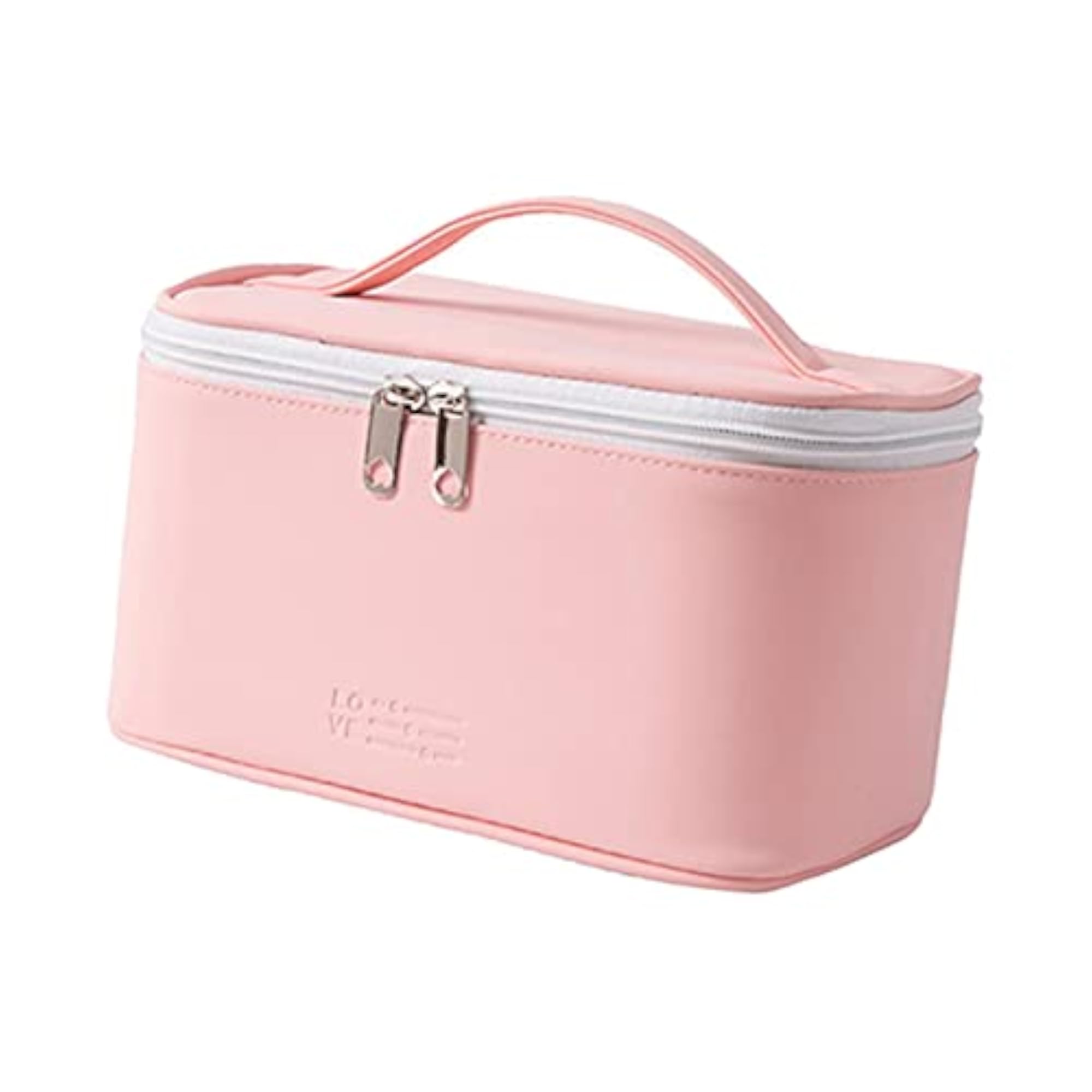 Washable Makeup Bag Toiletry Kit for Travel, Pink