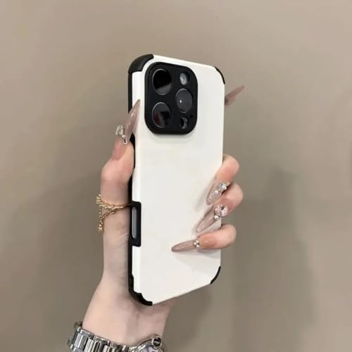 Coque souple iPhone 14 anti-rayures couleur blanc bonbon