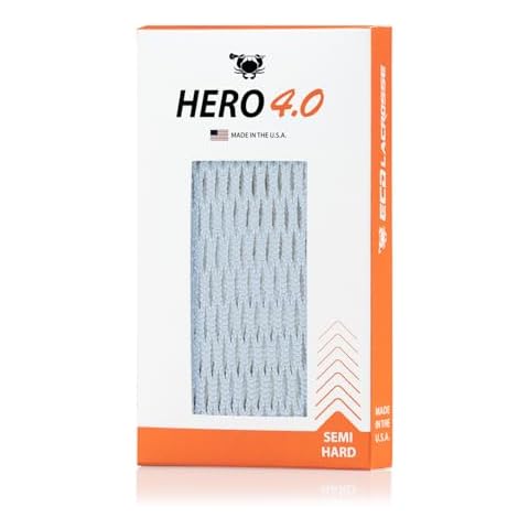ECD Lacrosse Hero 4.0 Mesh (White Semi-Hard) Cover