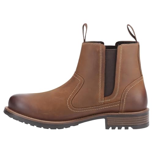Bottines Cotswold Worcester boot light brown en cuir marron clair - 5