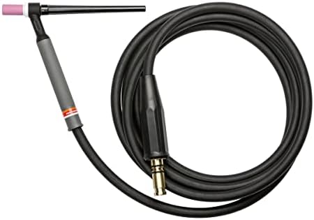 Lincoln Electric PTA-9 Ready to Weld TIG Torch - for Air-Cooled TIG Welding - Rigid Torch Head - 12.5 FT, 1 Piece Cable - K1782-16