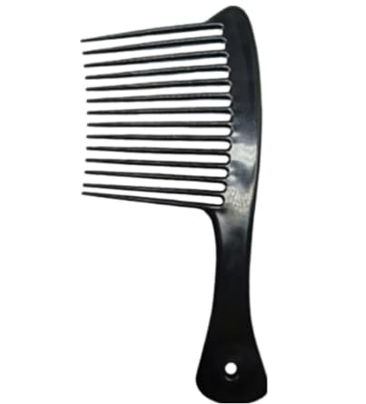 Peigne à Boucles et Dents Larges - Grand Peigne à Perruque