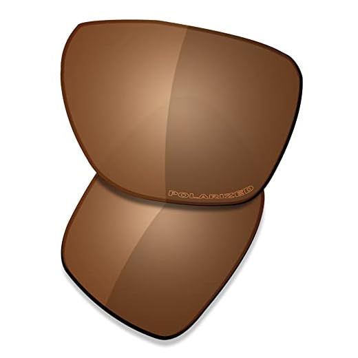 SAUCER Lentes de reposição premium para óculos de sol Oakley Sylas OO9448 | Sylas Low Bridge Fit OO9448F High Defense - marrom âmbar polarizado