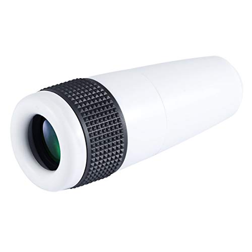 Mini-Taschenteleskop HD-Weitwinkel-Monokular-Teleskop,Weiß