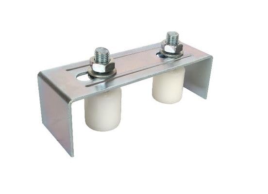 Sliding Gate Components: Track, Stop, Guide & Double Bearing Wheel (Medium Guide Bracket)